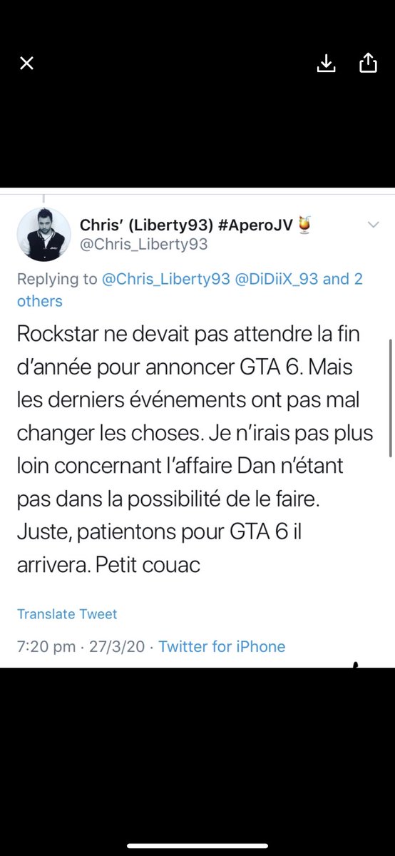 GTA6Hub's tweet photo. Chris liberty’s post regarding GTA 6 announcement “Rockstar was not expected to wait until the end of the year”

Follow for news regarding GTA6!

#GTA6
#GTAVI 
#GTAVICE
#GTA6Leaks
#GTALEAKS
#GTAONLINE https://t.co/E5Xs9cd4K8