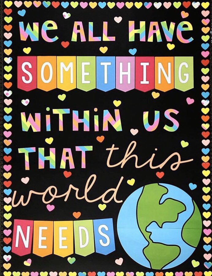 vanesssaa28's tweet photo. 🌈 Classroom Inspirational Quote Display ideas 🌎 #acuedu_p https://t.co/DibJAkYL0z