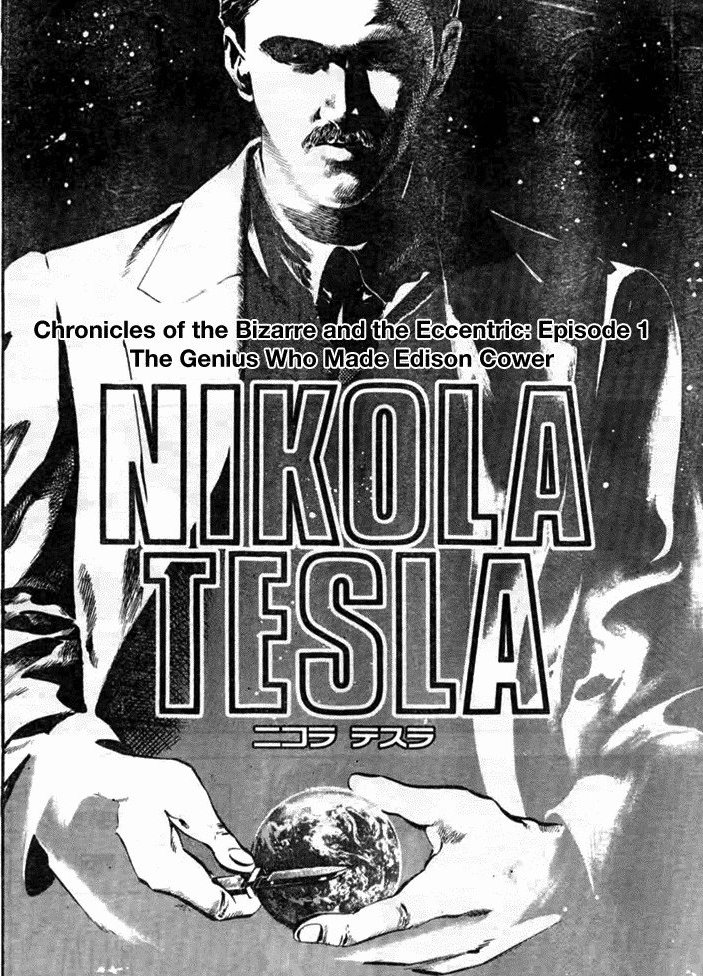 Nikola Tesla dessiné par Hirohiko Araki (Jojo's)