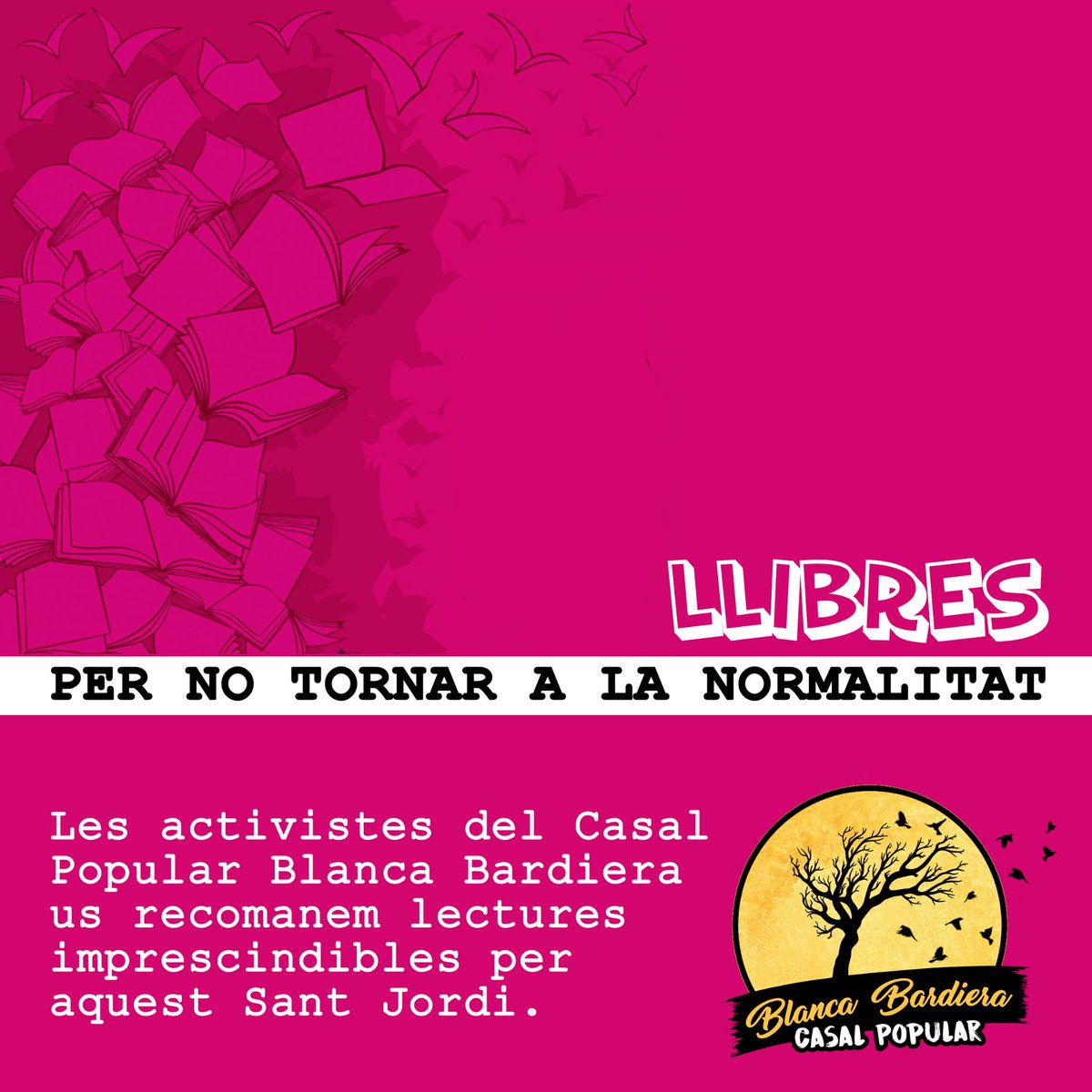 Quins llibres recomanaries? Envia'ns les teves suggerències per privat i anirem actualitzant el fil amb les recomanacions de tothom! 

#SempreÉs23