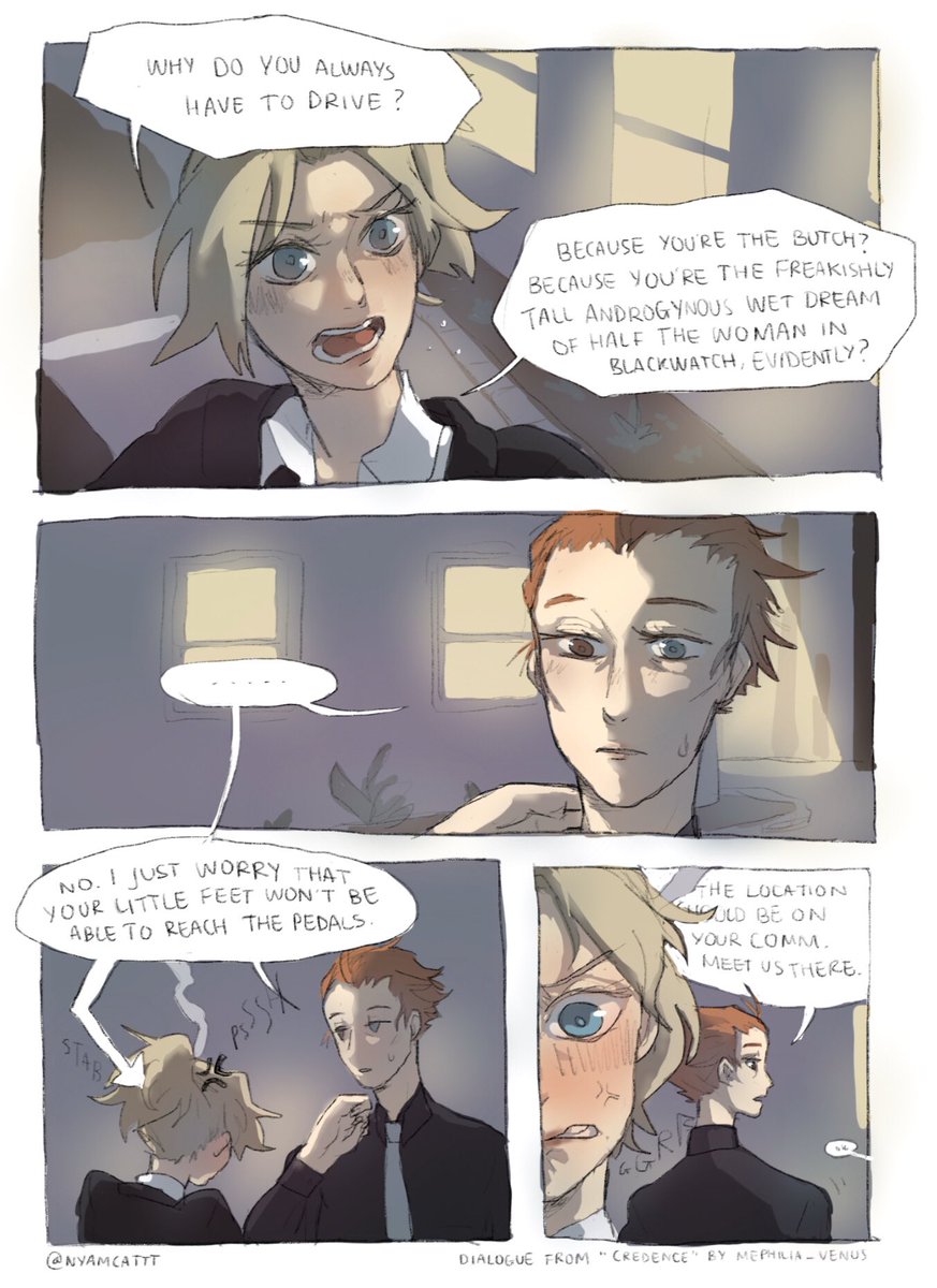 i like this fic a lot so i drew a couple of scenes from it... it's so good and their banters make me laugh so much https://t.co/3royG1qfcg 