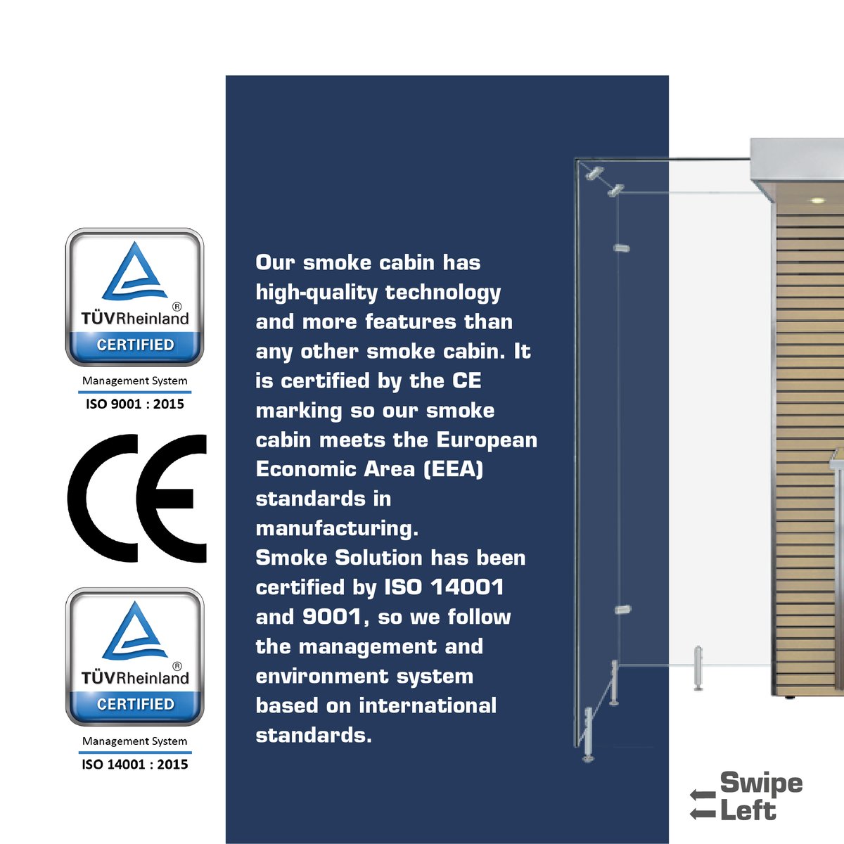 SmokeSolutionEU's tweet photo. Why are our Smoke Cabins better than others?
Click the pictures to know more about our Smoke Cabin!

Interested in our product?
Let’s discuss!
https://t.co/VXKGugAJoM
info@smokesolution.com
+45 56204040 

#SmokeCabin #SmokingCabin #SmokingArea #EuropeanManufacture  #SmokeSolution https://t.co/OoK5Gyir7n