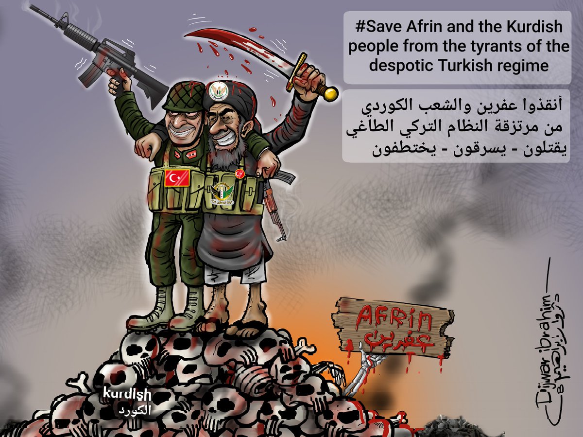 dijwar_ibrahim's tweet photo. #save_afrin #save_efrîn #efrîn #أنقذواعفرين #عفرين
They rescued Afrin and the Kurdish people from the hired and terrorist regime of Turkey's tyrannical regime.
________________________________
أنقذوا عفرين والشعب الكوردي الذي يُقتل ويخُتطف من قبل مرتزقة النظام#
#dijwar_ibrahim https://t.co/F8DkGipDZV
