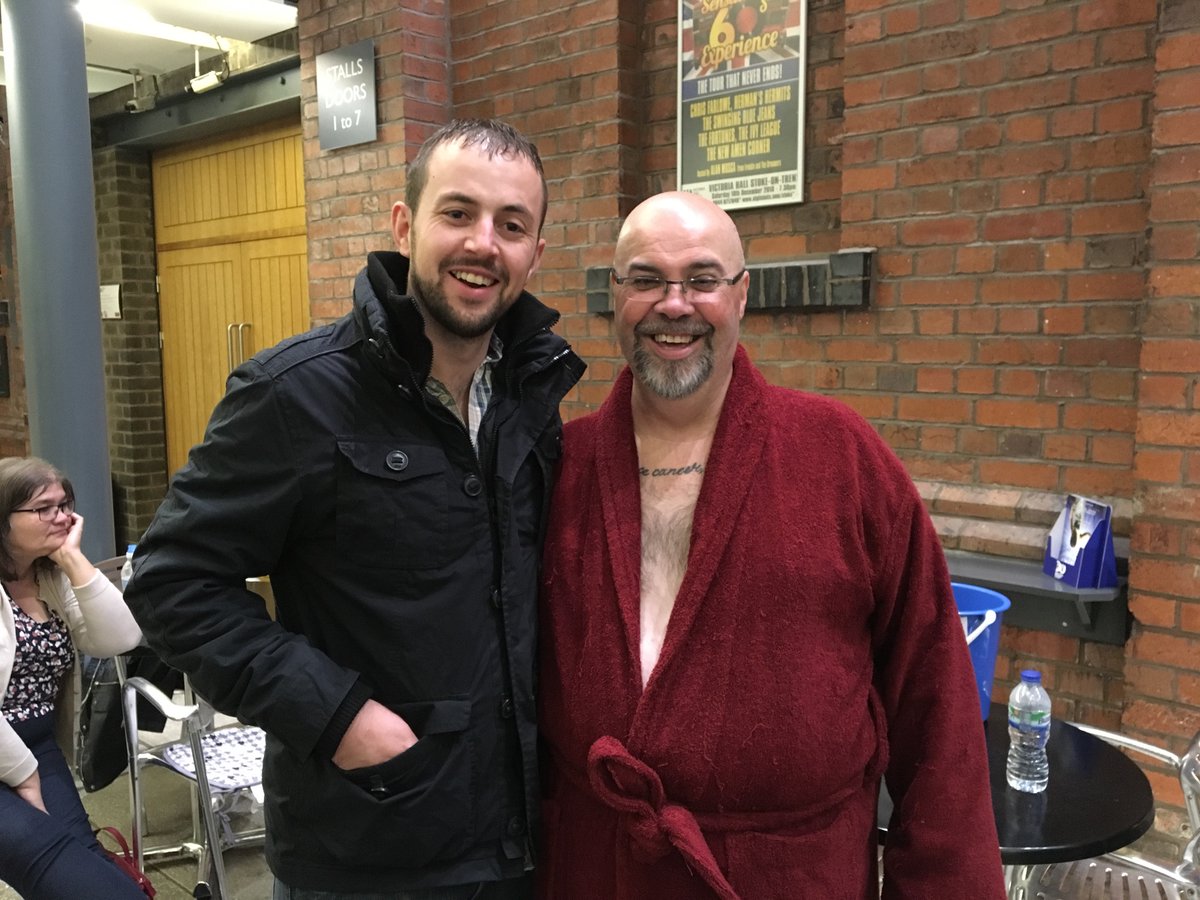 markyboyt's tweet photo. @bigcoombesy @adamhillscomedy We saw you in Stoke 2016. Your section was an important part of the show and one of the most memorable parts. I’m sure for Adam Hills it meant a great deal to have you there and he’s no doubt thankful that you agreed to do it. Keep laughing and smiling Coombesy the world needs it https://t.co/aCcdDlsswR