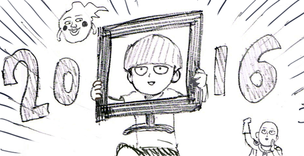 Divers personnages de Mob Psycho 100 dessinés par Yusuke Murata (OnePunchMan, Eyeshield21...)