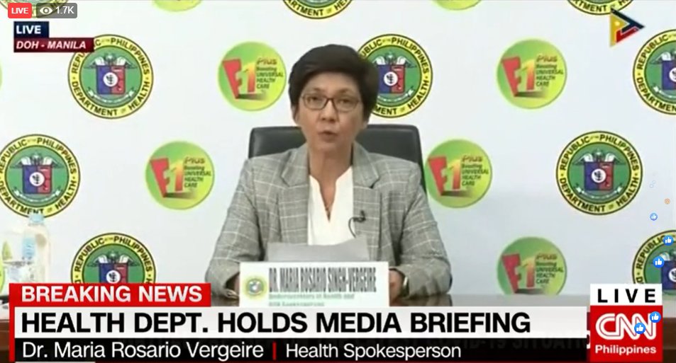 THREAD: The Health Department holds media briefing on COVID-19 | LIVE  https://bit.ly/3akJaUI 