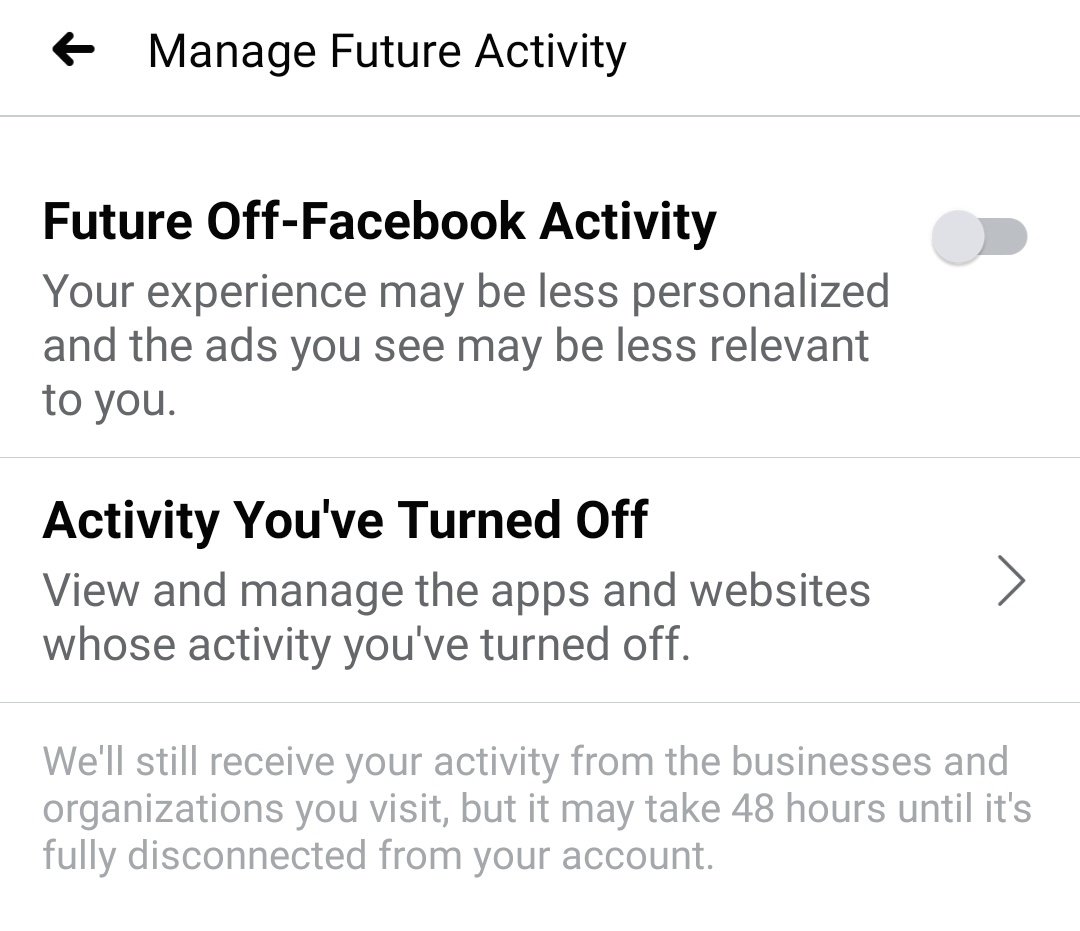 tnt_4_brain's tweet image. In case you missed it (restrict off-Facebook activity tracking).

#Facebook #FacebookTracking