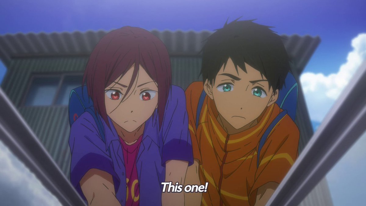 sousuke x cola/soda x rin as one of the best anime love triangles : a thread (kinda long, but it's them so it's fine)