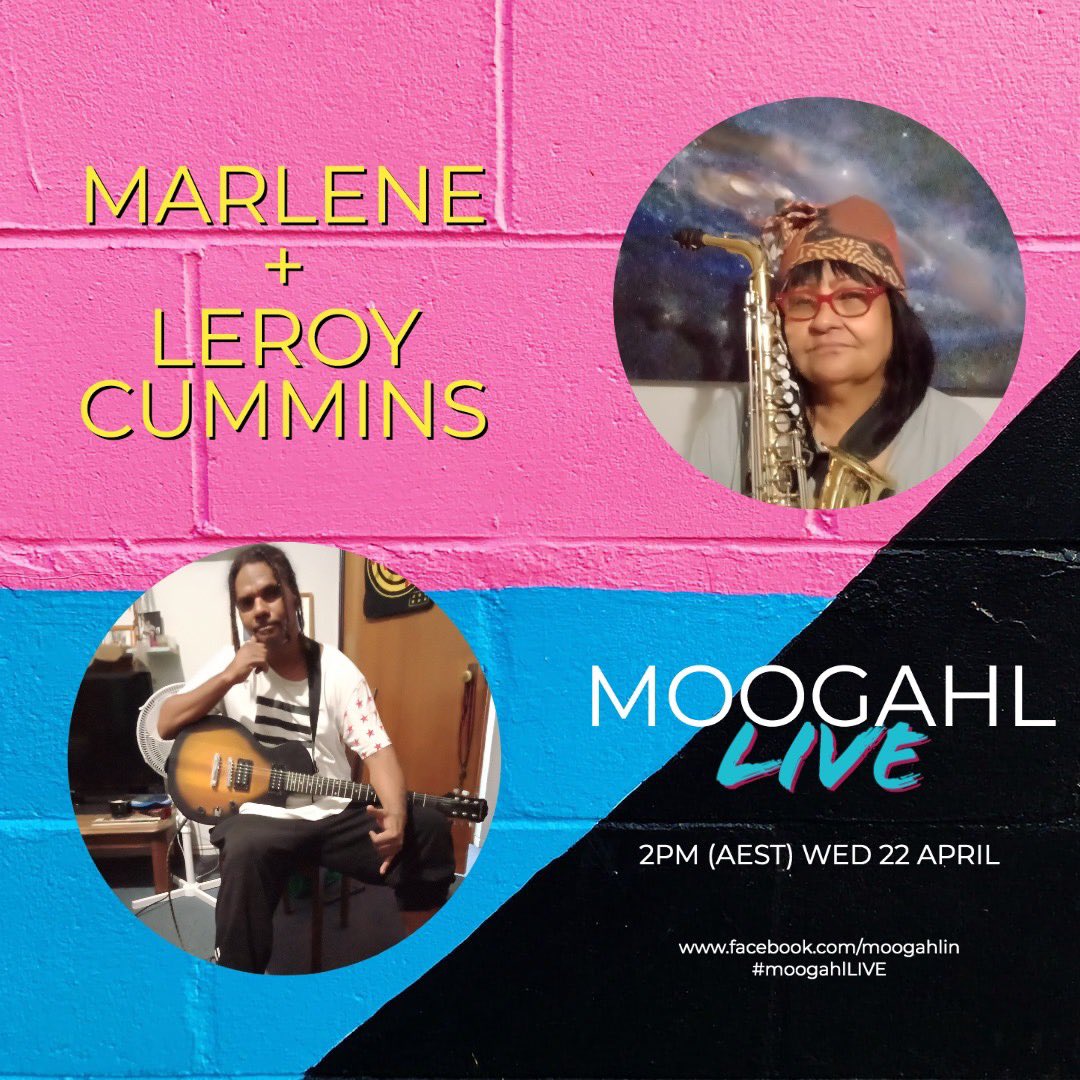 TOMORROW, 2pm (AEST) we have a very special appearance! 

Marlene Cummins is Australia’s foremost Indigenous female blues writer and performer, and will be accompanied by her son Leroy Cummins to tell stories of their musical journey over the years. 

facebook.com/moogahlin/live