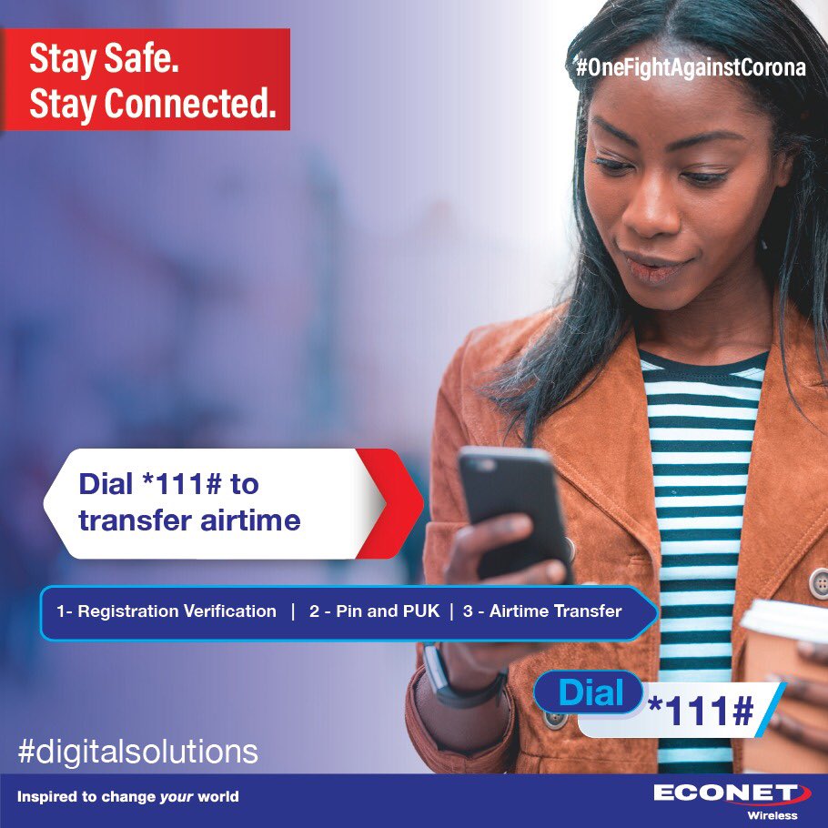 The power is in your hands!! By just dialing *111# you are able to access Self-Service. #digitalsolutions Self-service on the go! Stay Safe, Stay Connected! #OneFightAgainstCorona @Techzim @StarfmZimbabwe @ZBCNewsonline @jiantloaded @mhembere