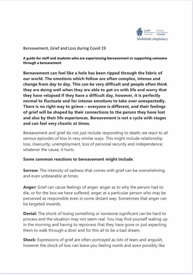 Cardiff Met Chaplaincy tweet media