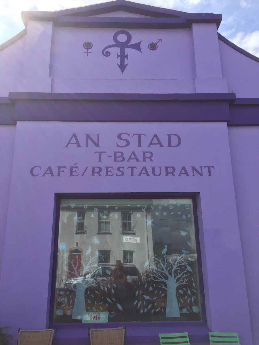 The purple Prince cafe in Rathmullen, Co. Donegal #Prince