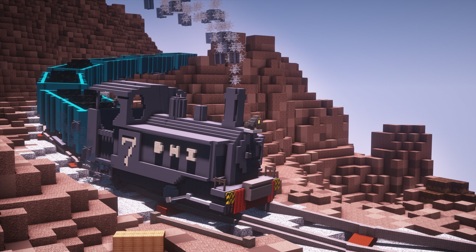 やまきむ 大和重工 輸送路 Minecraft坂道コンテスト 応募作品 観覧車mod T Co Z7t1dvoezk Twitter