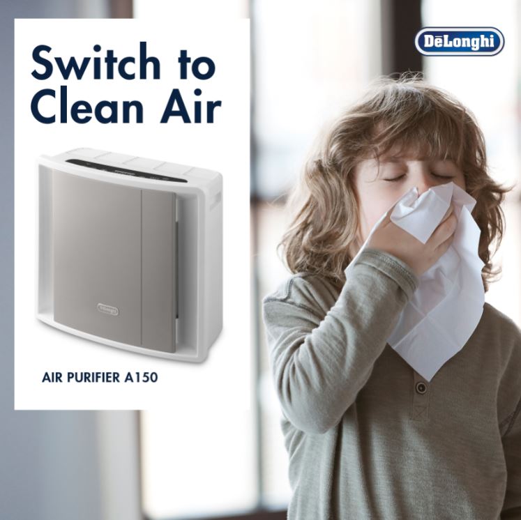صمم منقي الهواء الذكي من ديلونجي A150  ليجعل منزلك أكثر نقاءاً 
ow.ly/Jc3m50z1YJu
#خليك_بالبيت #كلنا_مسؤول