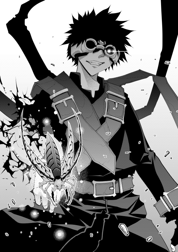 水清十朗 先日 昔のムシウタ絵を上げたら反応もらえたので 十数年ぶりに主人公を描いてみた うーん やっぱり描きやすいな T Co Hempkjx5r0 Twitter