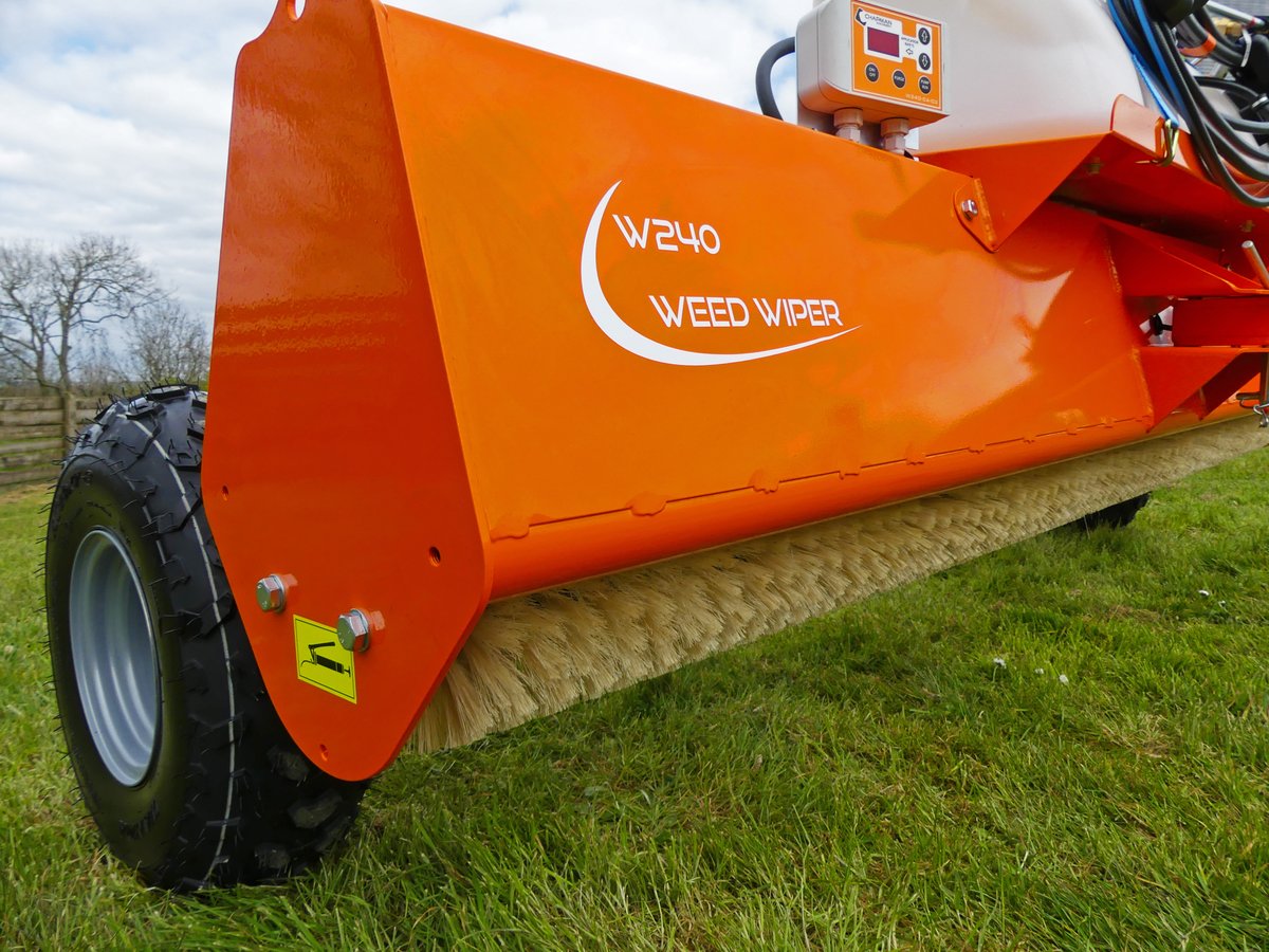 ChapmanMachines's tweet photo. Introducing the all new #W240 Brush Model, the only ATV/UTV Weed Wiper in the market to feature both electric drive &amp; a brush applicator. 

Designed for precise &amp; efficient application of chemicals to control weeds, rushes &amp; bracken. 

Find out more here: https://t.co/VSg2XKDHvk https://t.co/XtlOHhgCP4