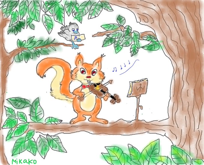 山の音楽家のtwitterイラスト検索結果