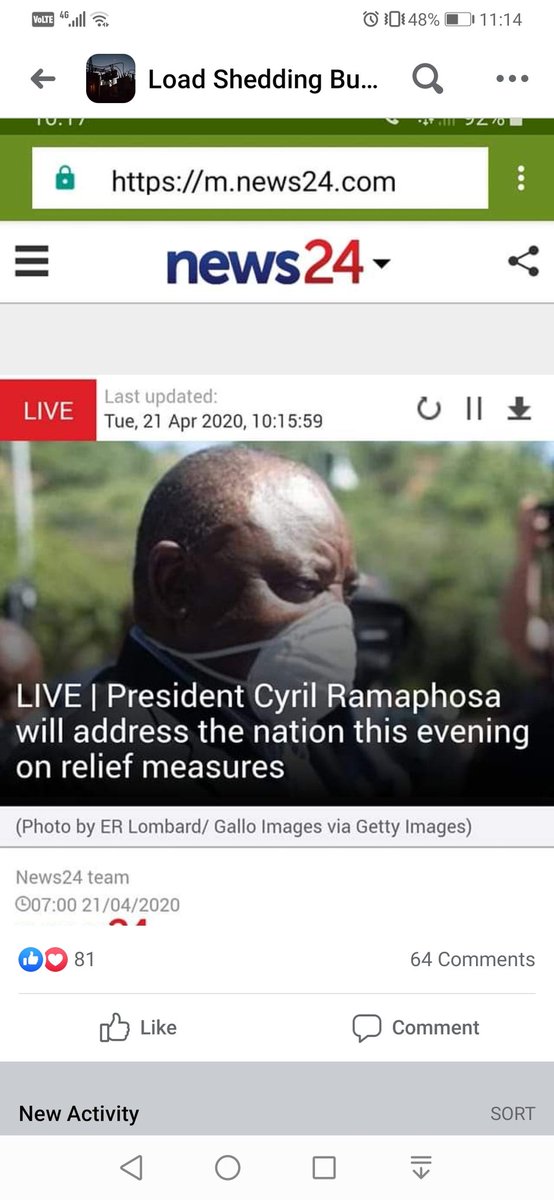 enigmatrapster's tweet photo. Hmm not sure if I should trust News24. https://t.co/X8KPS7y6i0