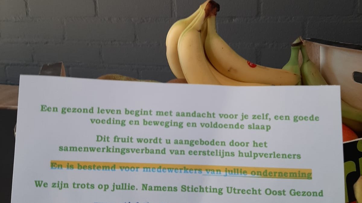DockKarlijn's tweet photo. Dat is leuk je dag beginnen! Dankjewel #stichtingutrechtoostgezond #samenwerkenindewijk #Utrechtoost @DOCKUtrecht https://t.co/3Nwyt3hlIO