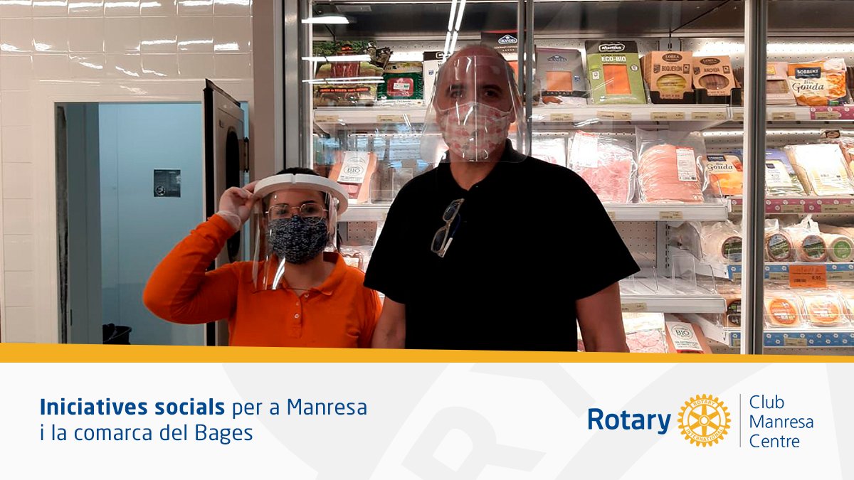 Més pantalles entregades de porexpan i material bàsic divers a comerços entitats, organismes, hospitals i residències del #Bages, en aquest cas a l'equip de #veritas

Coneixes alguna mancança de material bàsic? Junts ho podem aturar! #rotary #rotarymanresacentre #juntspodem