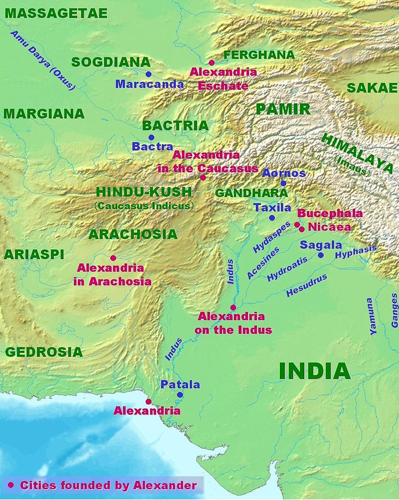 Nor the attitude of Indians, who were subdued were favourable. Their spirit of revolt was not subdued.The administrative arrangements which Alexander made to secure his conquests betrayed his own sense of their insecurity.