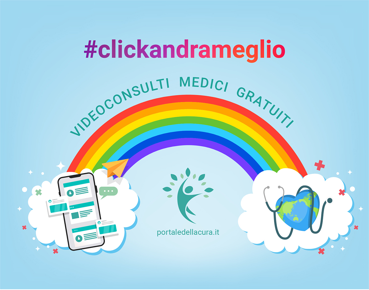 aicaresrl's tweet photo. #RestiamoAcasa con un #ClickAndràMeglio🌈
Oggi con un click, il dottore arriverà a casa tua!
Sul #PortaledellaCura puoi prenotare un video consulto con il tuo medico scegliendo il giorno e l’orario più giusto per te
Visita il sito https://t.co/KOrlVfKvu5 e prenota ora gratis😉 https://t.co/fMvkbTT6Fz