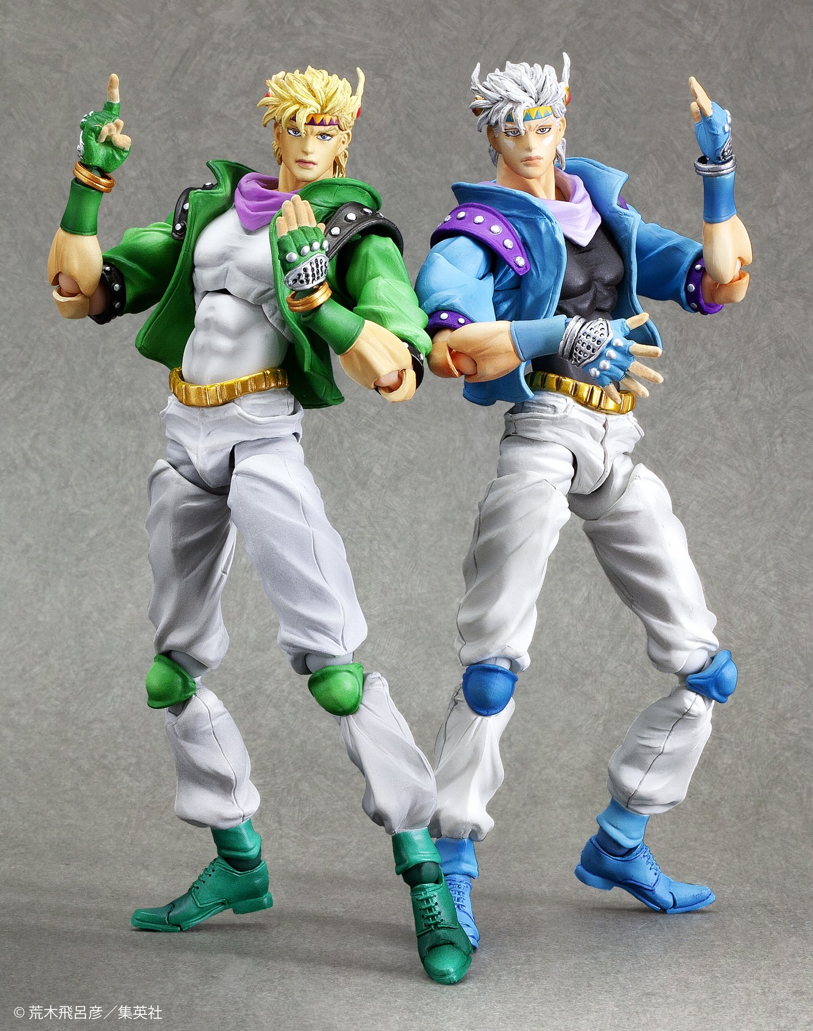 メディコス エンタテインメント ジョジョ Pa Twitter ジョジョの奇妙な冒険 Medicosフィギュアアーカイブ 第28弾 超像可動 シーザー A ツェペリ 必殺のシャボン カッター シャボンランチャーをクリアパーツとグラデーション塗装で