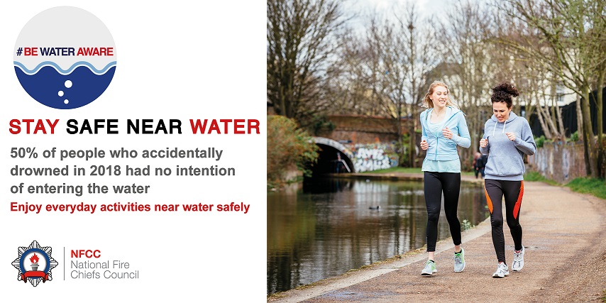 93 people died in 2018 because they fell in the water whilst out for a run or walk - these activities have the highest incidence of accidental drowning in the UK. 
Don't get too close to the edge.
Pay attention to the path.
If possible atm don't run or walk alone.
#BeWaterAware