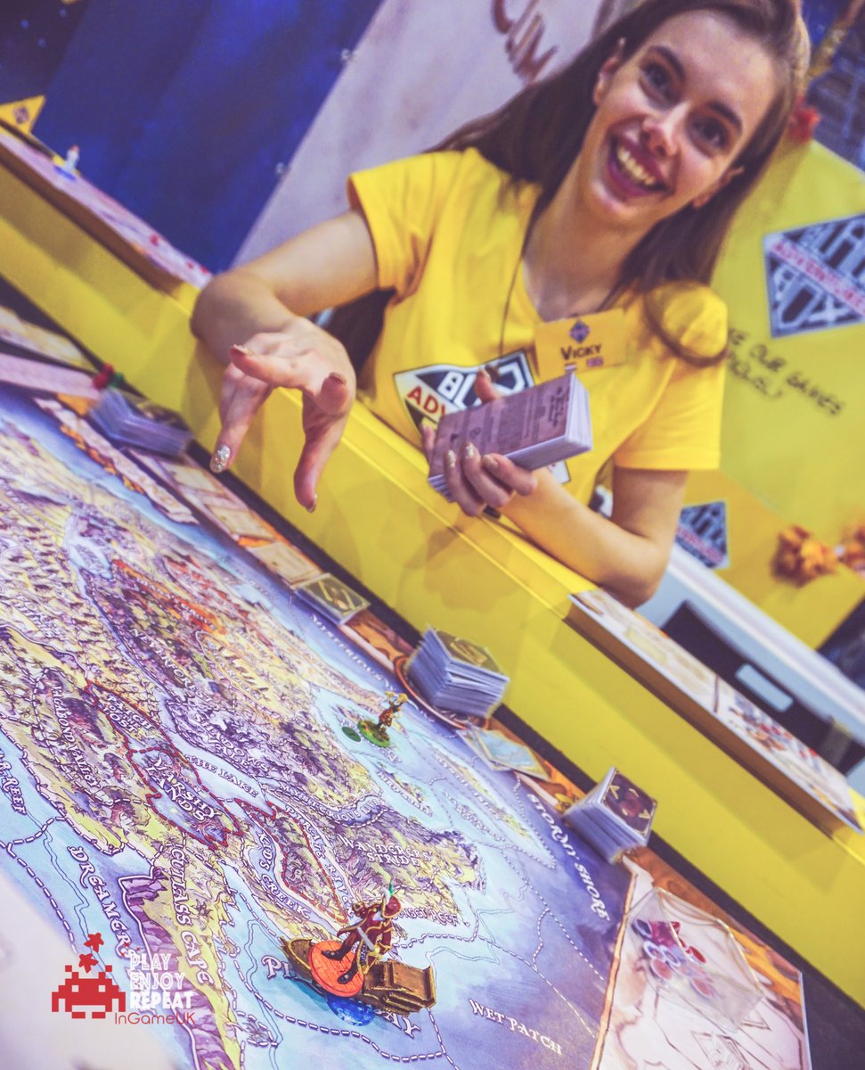 InGameUK_2097's tweet image. We had a demo of #AdventuresInNeverland from #GameDesigner Vicky @AdventuresBox #Essen2019 it goes live on Kickstarter April 28th! 😍#1WeekToGo

#BlackBoxAdventures #PeterPan #CaptainHook #TinkerBell #TigerLily #MrSmee #BoardGames #StoryTelling #JMBarrie #Neverland #BoardGameGeek