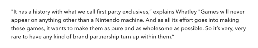OK, so that's part one. That is How Brands Can Be In Animal Crossing RIGHT NOW. Part two is a bit longer/weirder. Per the article at the top...