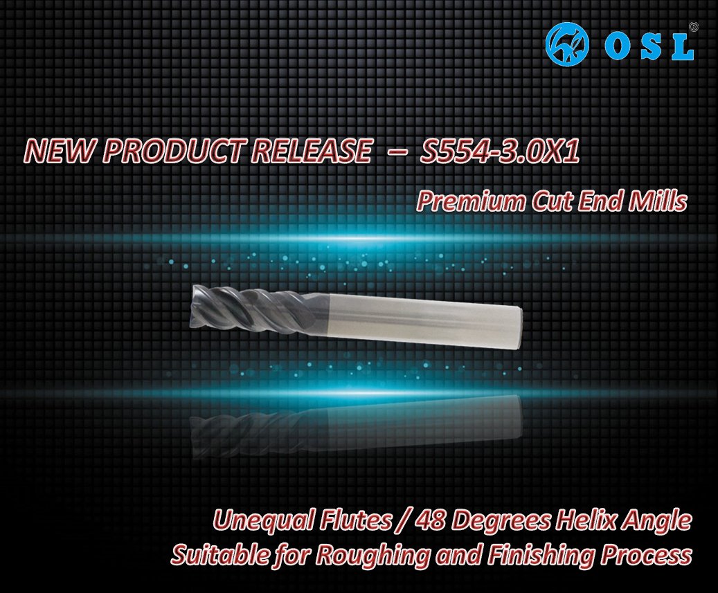 7-Leaders NEW Product Release👍👍👍
S554-3.0X1 Premium Cut End Mills
✔️Unequal flutes distribution
✔️48 degrees helix angle
✔️Suitable for Roughing and Finishing process

For more details, please contact with us.
📩 etm@7Leaders.com😊