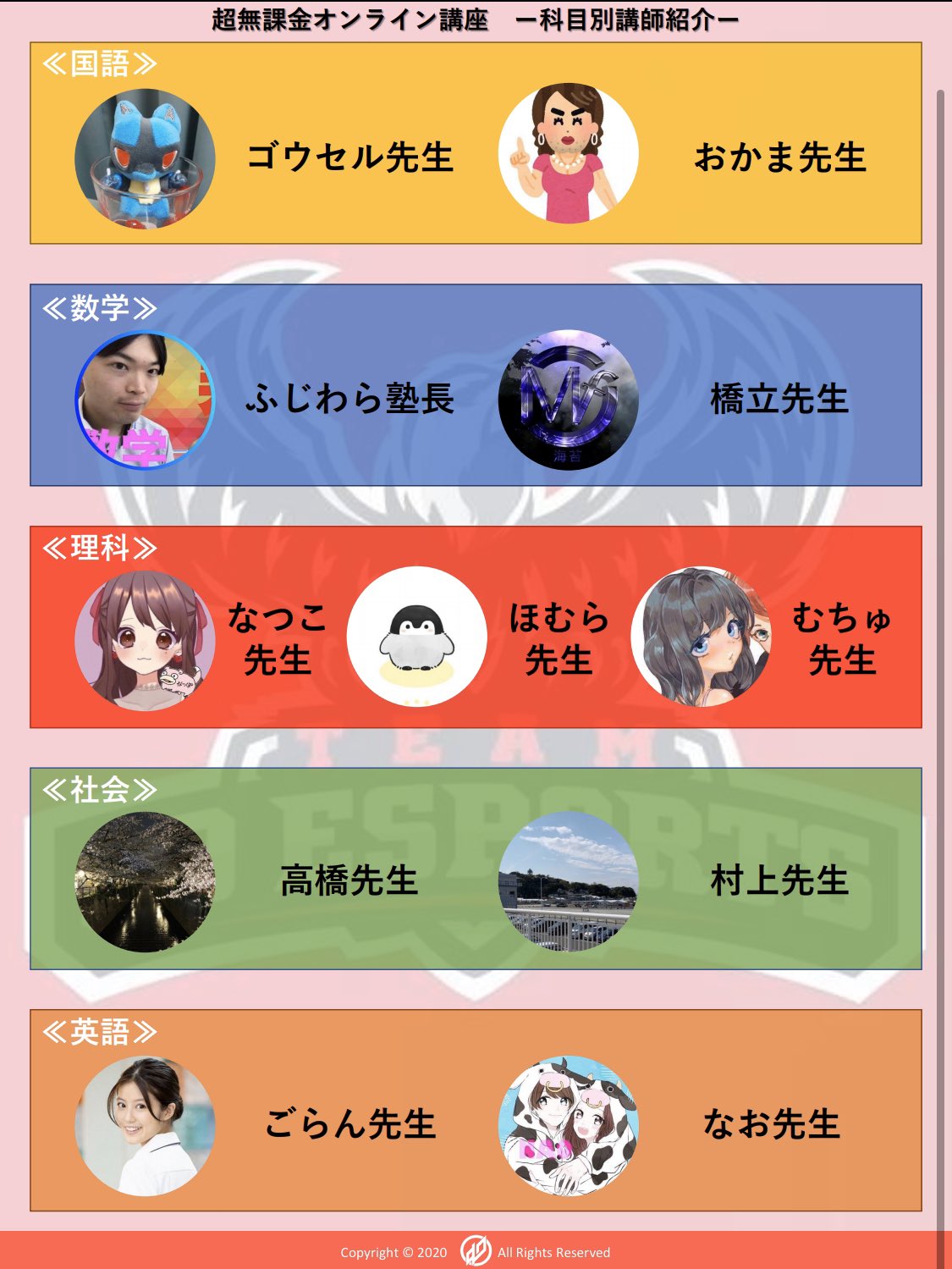 石田拳智 超無課金 Ad代表 無課金オンライン講座 4 23 木 18時 開講します 超無課金youtubeチャンネル生放送で行います コロナ騒動で学校に行けない子供達へ高校受験向けの勉強を超優良大学生達に授業してもらいます 1枚目は授業スケジュール