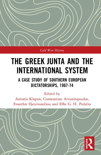 Visiting Fellow Effie Pedaliu co-edited a new book, 'The Greek Junta and the International System: A Case Study of Southern European Dictatorships, 1967-74'. Michael Cox, Director of <a href="/lseideas/">LSE IDEAS</a>, is a contributor. Find out more: routledge.com/The-Greek-Junt… <a href="/routledgebooks/">Routledge Books</a>