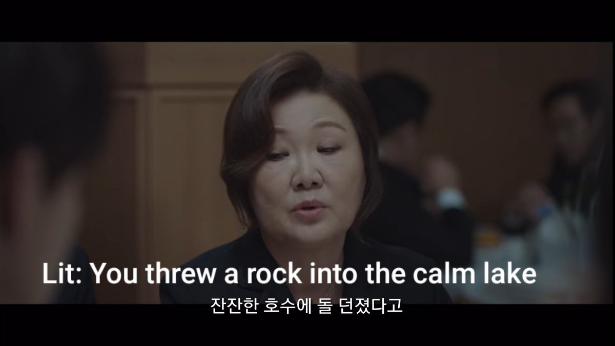 8. Episode 2  #HospitalPlaylistWhen Chairman Ju asked the squad if anything romantic ever happened between the 5 of them, Rosa's reaction were translated differently by Netflix, disconnecting her words from the b/g sound of a stone thrown into the water earlier in the scene :/