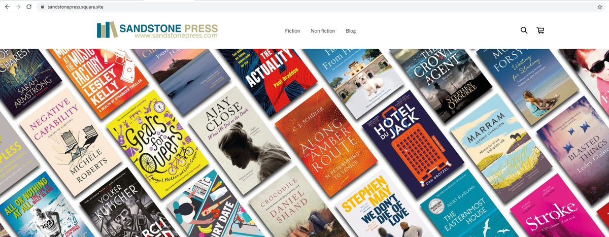 sandstonepress's tweet photo. Today's a very exciting day for us - for the first time ever, readers can buy our books directly from our very own online shop!

https://t.co/D5roPLjmFr https://t.co/JjEOKfS2eo