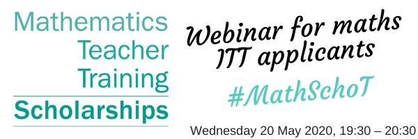 Are you considering training to teach Mathematics? Click here for further information - teachingmathsscholars.org/home