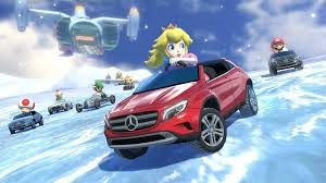 Nintendo First Party (and instantly recognisable) game, MARIO KART, then went and did this - questionable? - partnership with Mercedes. 'That Merc gives me Vietnam flashbacks' - a game, just now.