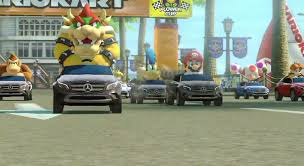 Nintendo First Party (and instantly recognisable) game, MARIO KART, then went and did this - questionable? - partnership with Mercedes. 'That Merc gives me Vietnam flashbacks' - a game, just now.