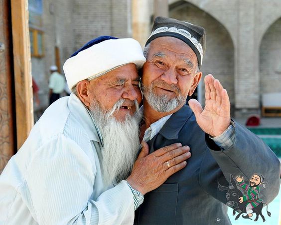People of Samarkand.Unknown photographer.I love this picture.