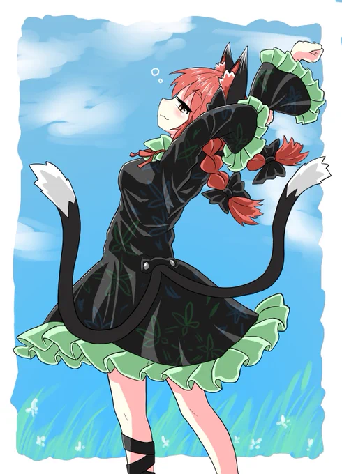 お燐ちゃんです 