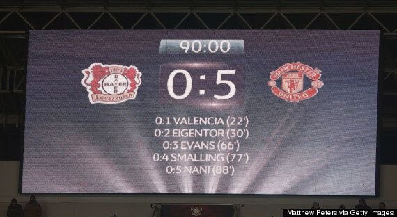 27. November 2013: Bayer Leverkusen - Manchester United 0-5. A great performance in the CL group stage!