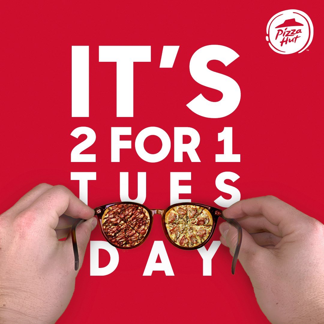 São 2 por 1 terça-feira 🥰

Compre 1 Ganhe 1 MAHALA,  em qualquer uma das  nossas loja hoje.  Compre  uma pizza grande por 730 MZN e ganhe 1 pizza MAHALA 😋! 

Só por hoje encomende online ou ligue.