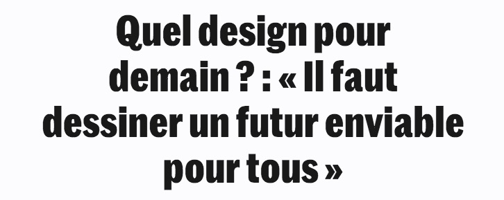 Un article <a href="/lemondefr/">Le Monde</a> sur le rôle du design dans la période actuelle, qui résonne avec la mission du programme OIC en <a href="/paysdelaloire/">Pays de la Loire</a> : accompagner les transitions par le prisme de l'expérience humaine lemonde.fr/m-styles/artic…