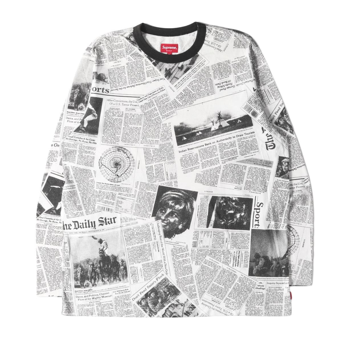 supreme newspaper shirt