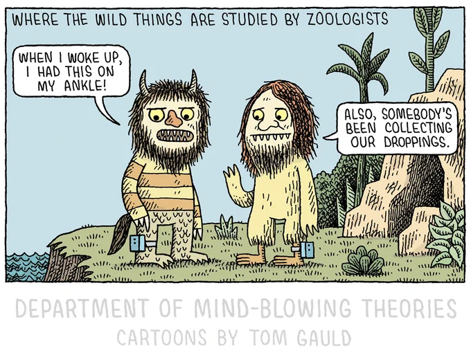 #wherethewildthingsare #zoology
from my new book `Department of Mind-Blowing Theories'  https://t.co/8aNdWyOwH9 