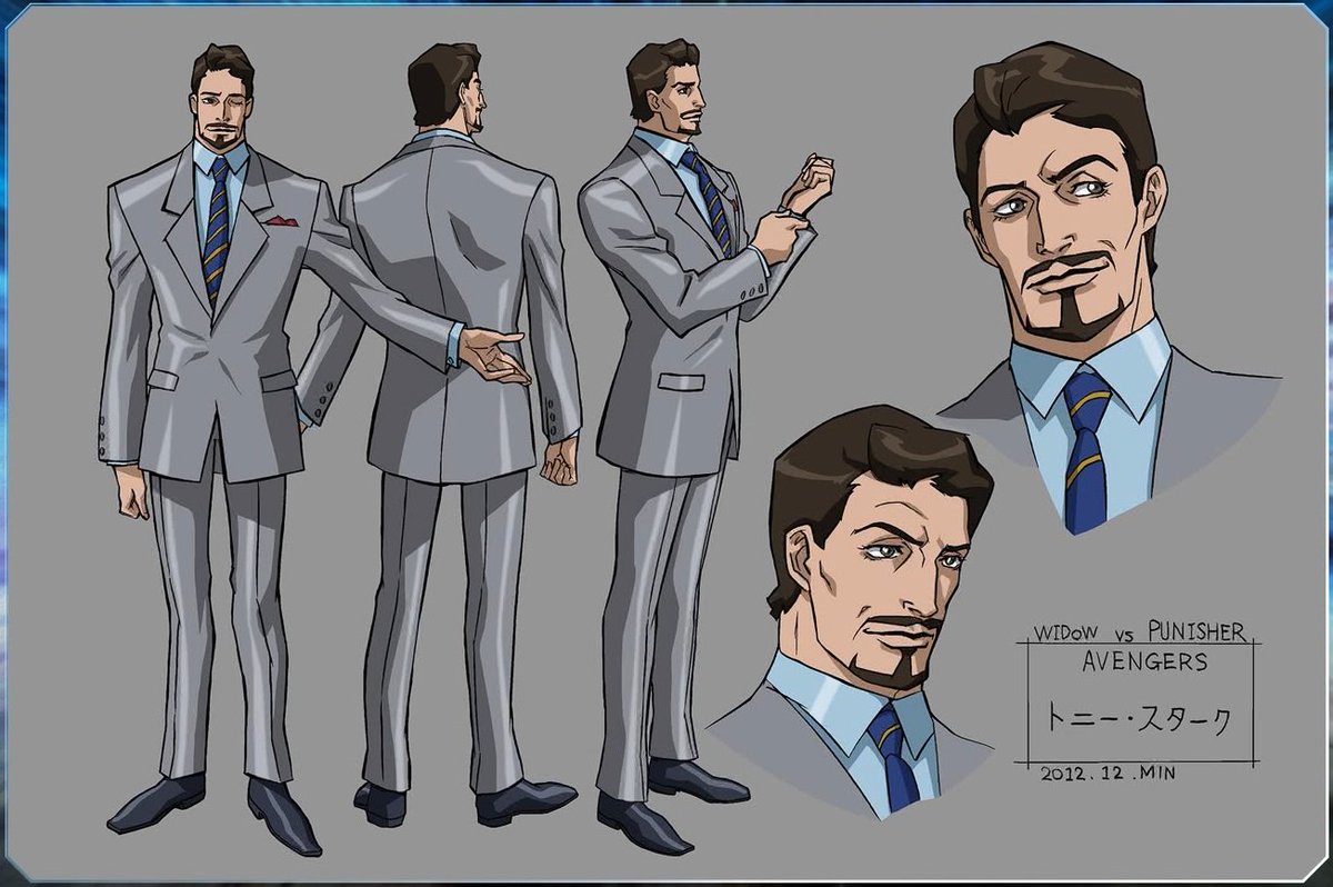 Uživatel Michael Gaming PH Cosplay na Twitteru: „Tony Stark Concept Art  Concept Art by Madhouse #Marvel #avengersconfidential  #blackwidowandpunisher #avengersconfidentialblackwidowandpunisher #TonyStark  #MadHouse #ConceptArt #Anime #Character ...