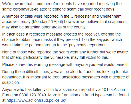 Gloucestershire Constabulary tweet media