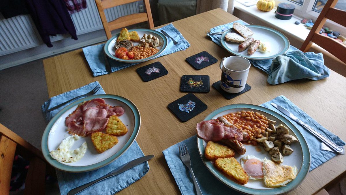 Issy Howes using her many talents to cook a fantastic breakfast for everyone at home