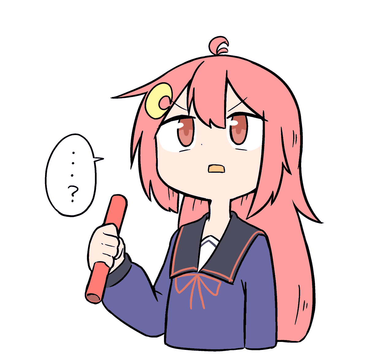 #絵描き繋がれ
何かのバトンを受け取ったもののルールを知らないので何をすればいいかわからない図 