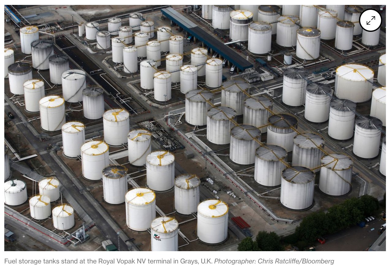 Adam Tooze on Twitter "The world’s largest independent oil storage